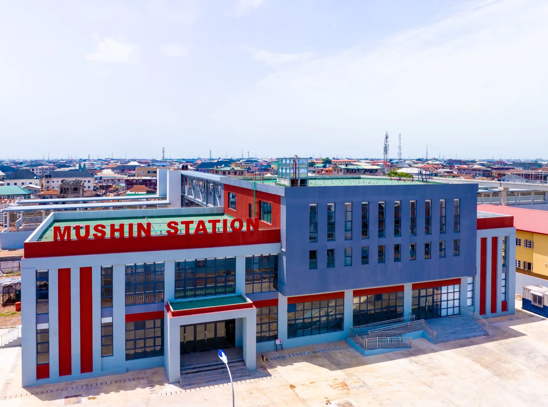 Mushin Station on the Lagos Red Line