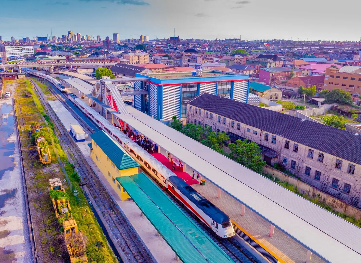 Commissioning of a Lagos rail station